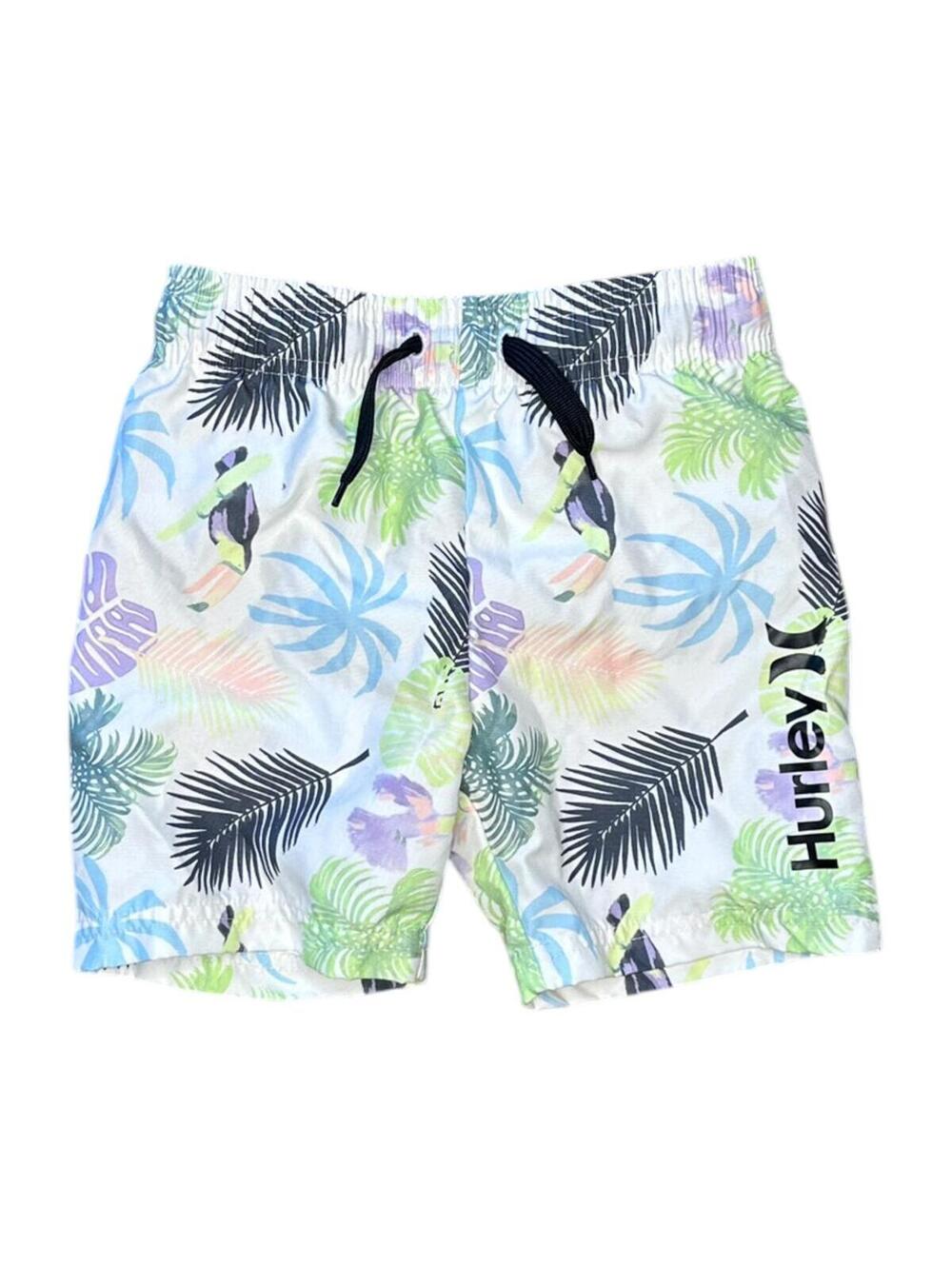 Hurley Boys Tropical Print Swim Trunks Size 3T